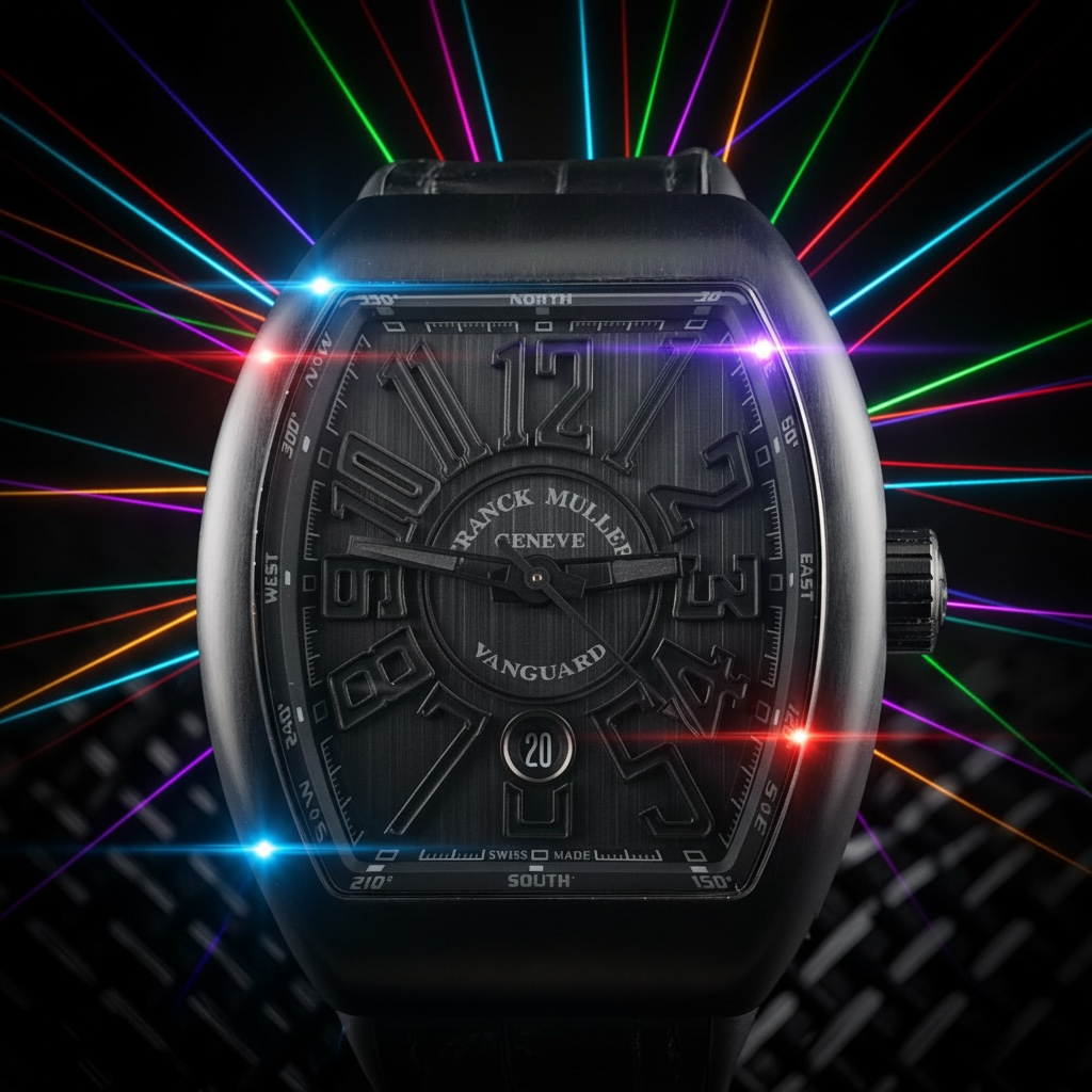 The Stealth Configuration: Franck Muller Vanguard V45 in All-Black PVD Titanium
