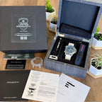 Panerai Luminor Luna Rossa Chrono Blue Dial Steel PAM01303 Full Set Limited Ed.