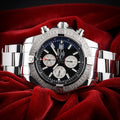 Breitling Super Avenger II 48mm A13371 Black Dial Chronograph Box & Digital Docs