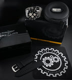 Breitling Chronoliner Y24310 GMT Chrono Reverse Panda Pilot Watch 46mm -Bracelet