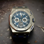 Audemars Piguet Royal Oak Offshore Blue Men's Watch - 26480TI.OO.A027CA.01
