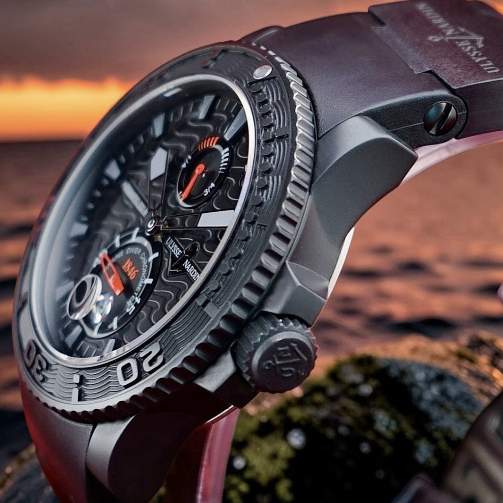 Ulysse Nardin Maxi Marine Diver Black Sea 263-38LE 43mm Limited Edition Box&Book