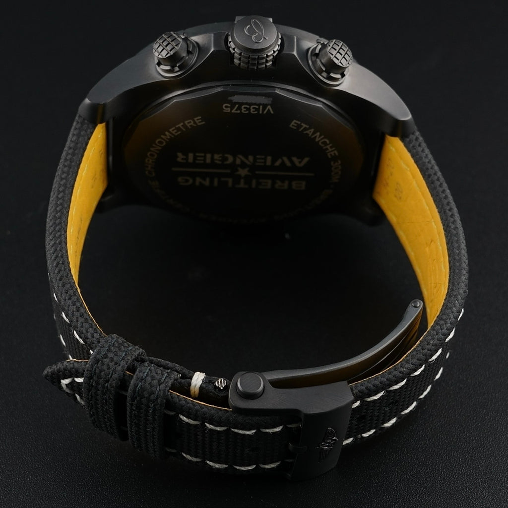 Breitling Super Avenger V13375 Night Mission Titanium 48mm Chrono MINT CONDITION