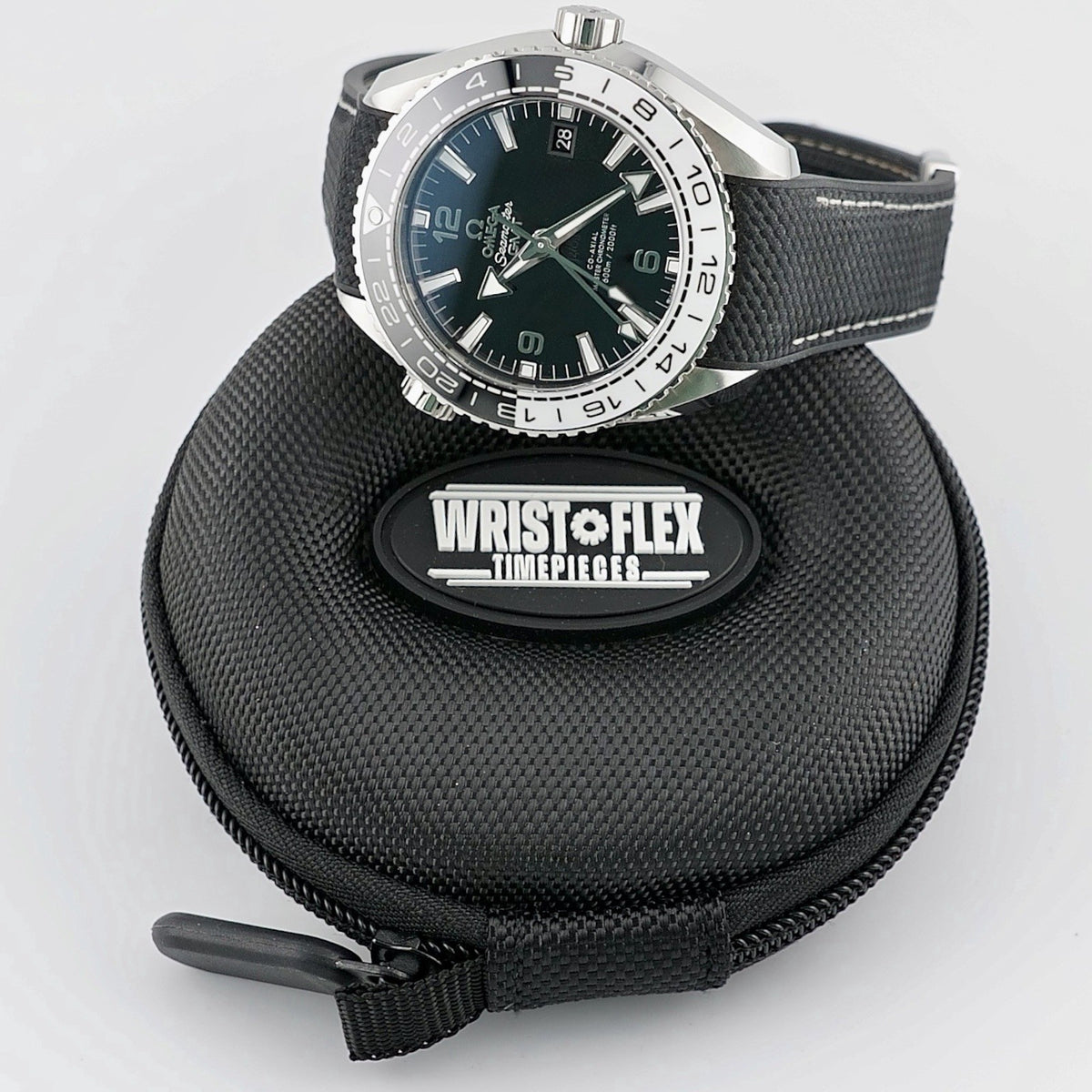 OMEGA Seamaster Planet Ocean GMT 43.5mm OREO Auto 600m Black Dial Full Set,Cards