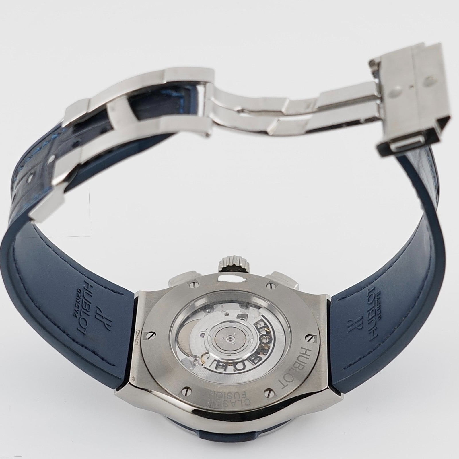 Hublot Classic Fusion Chronograph 521.NX.7170.LR Titanium -Custom Diamond Bezel