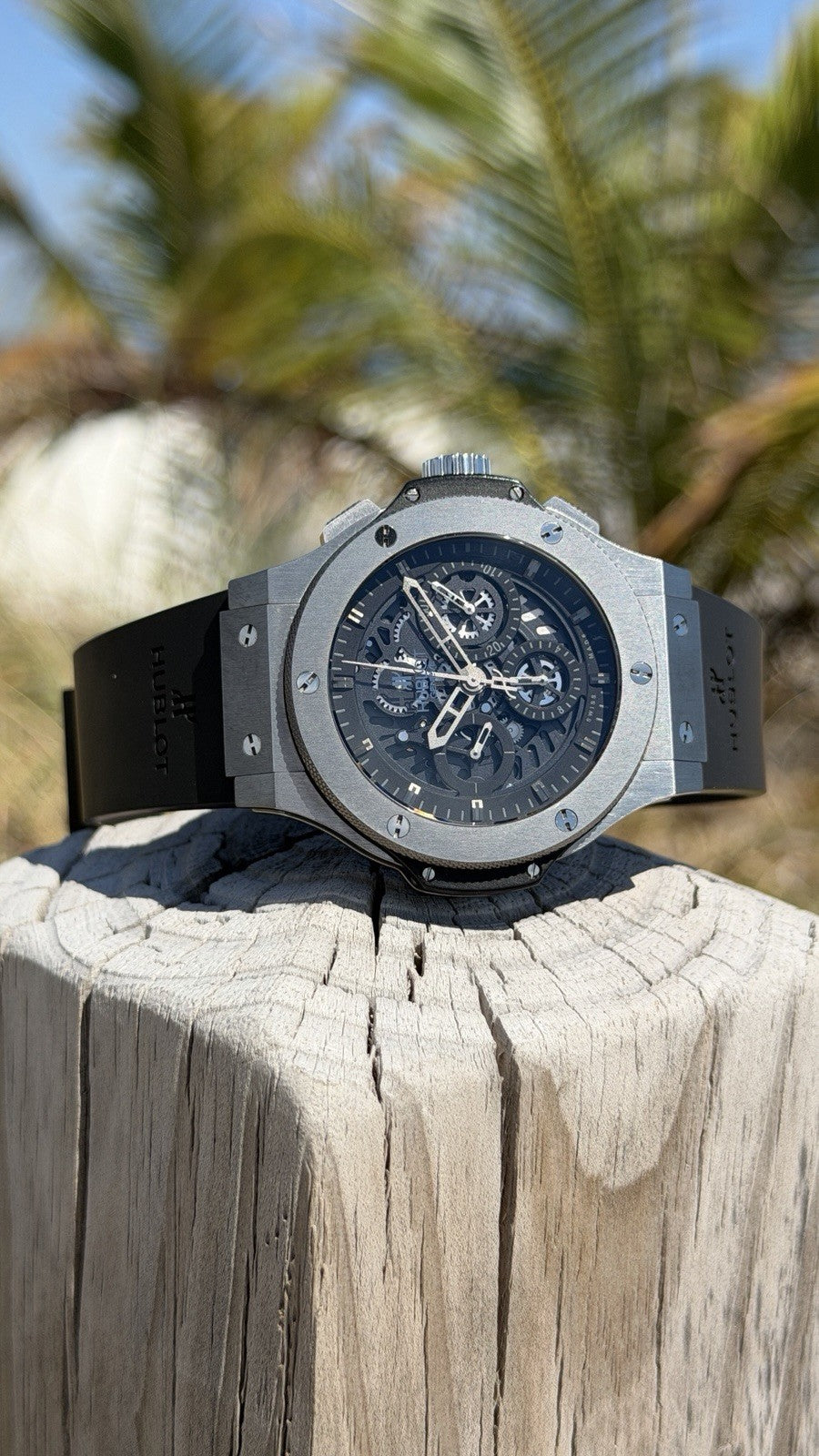 Hublot Big Bang Aero Bang 44mm TUNGSTEN Limited 310.KX.1140.RX Skeleton Chrono