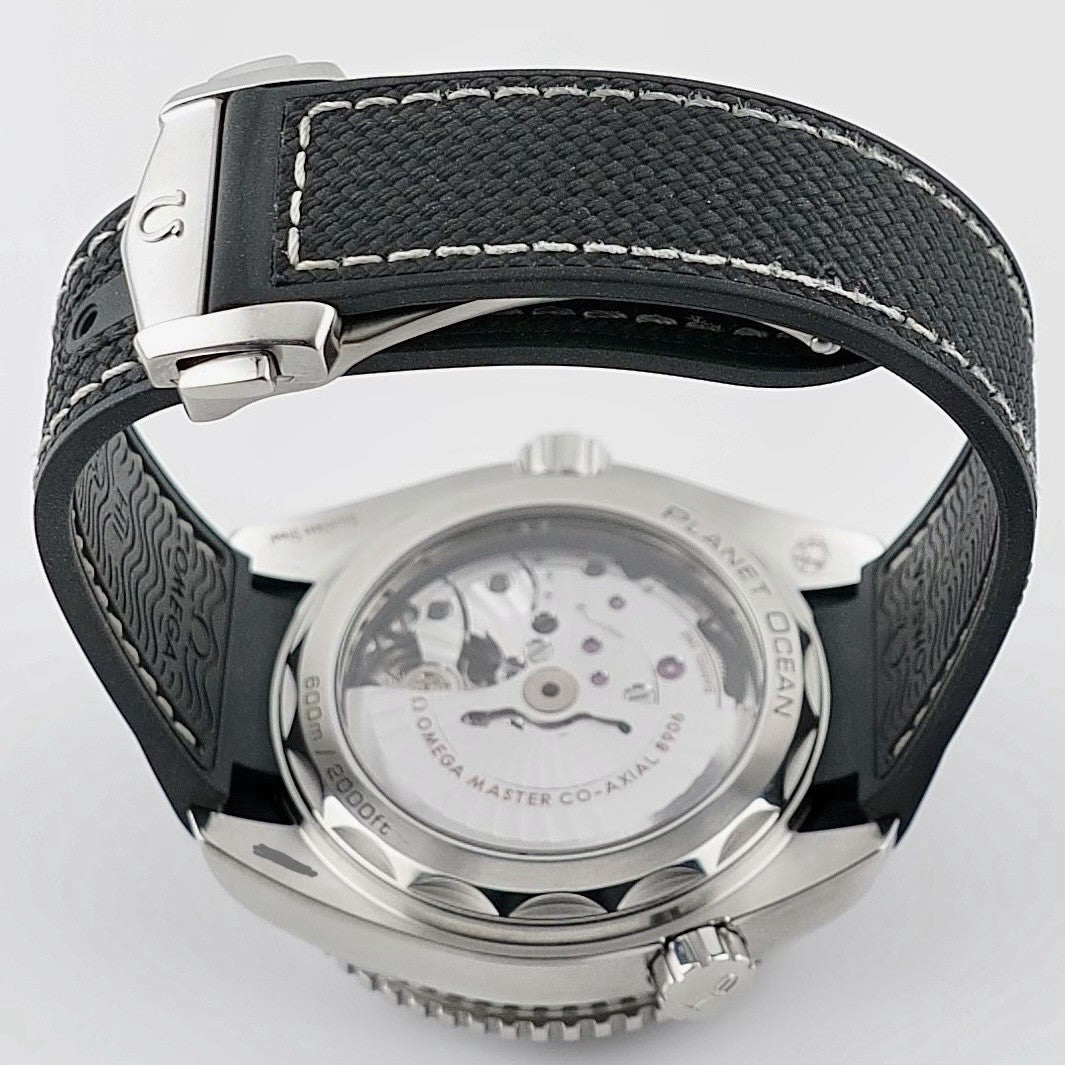 OMEGA Seamaster Planet Ocean GMT 43.5mm OREO Auto 600m Black Dial Full Set,Cards