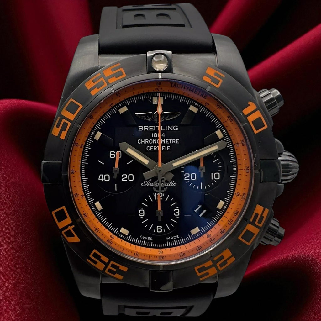 Breitling Chronomat 44 Raven 44mm Auto Blacksteel MB0111C2/BD07