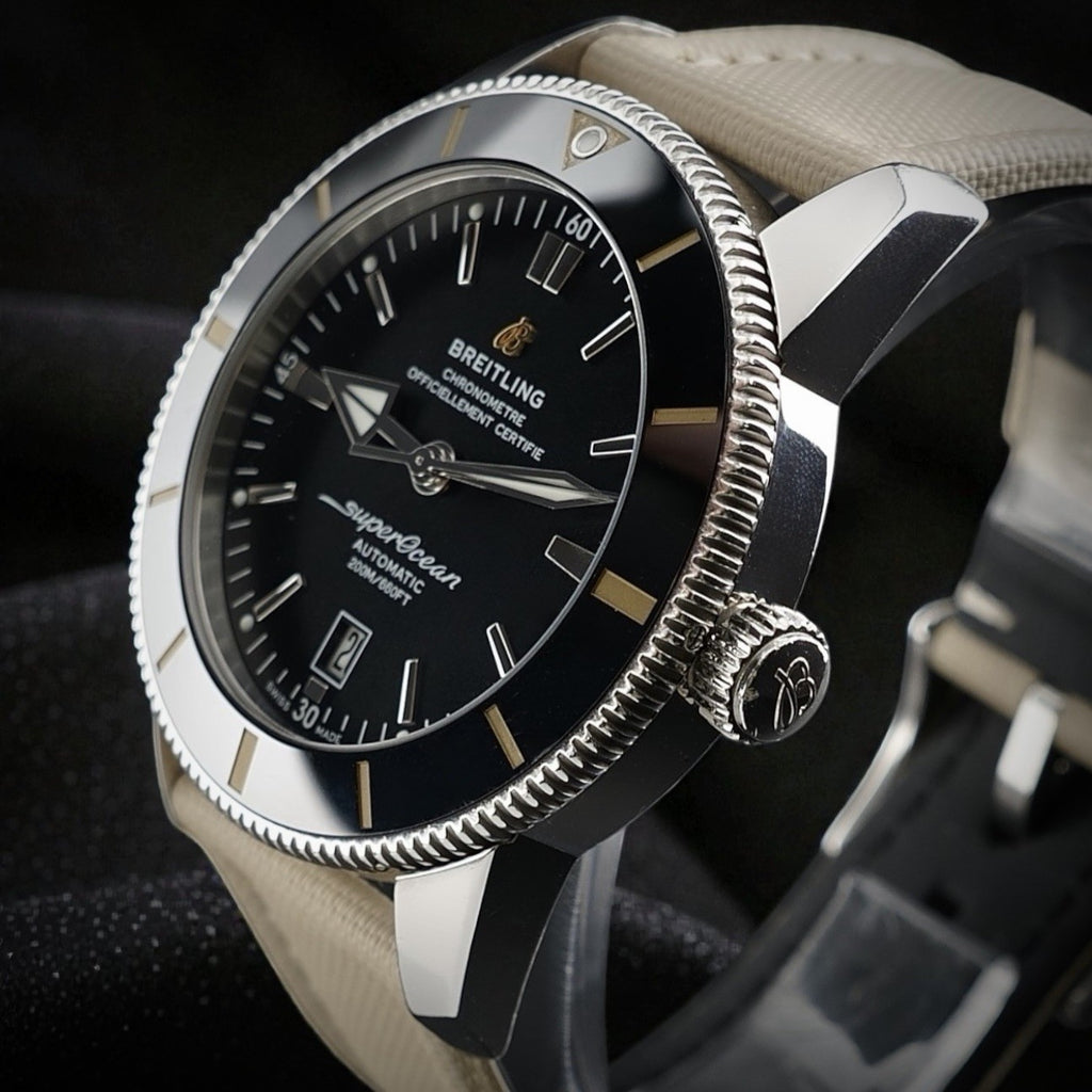 Breitling Superocean 46mm Heritage AB2020 -Steel Bracelet, 2nd Strap Box & Paper
