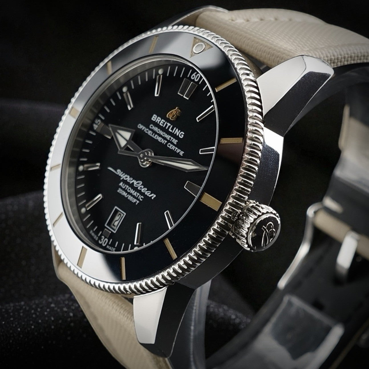 Breitling Superocean 46mm Heritage AB2020 -Steel Bracelet, 2nd Strap Box & Paper