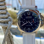 Panerai Luminor Luna Rossa Chrono Blue Dial Steel PAM01303 Full Set Limited Ed.