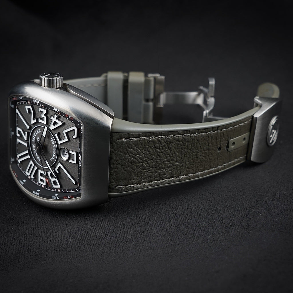 Franck Muller Vanguard TT BR NR V 45 SC DR - Titanium Case - Grey Dial 45mm