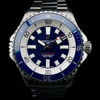 Breitling SuperOcean A17378 Blue Dial 46mm, Steel Bracelet, Warranty - Full Set