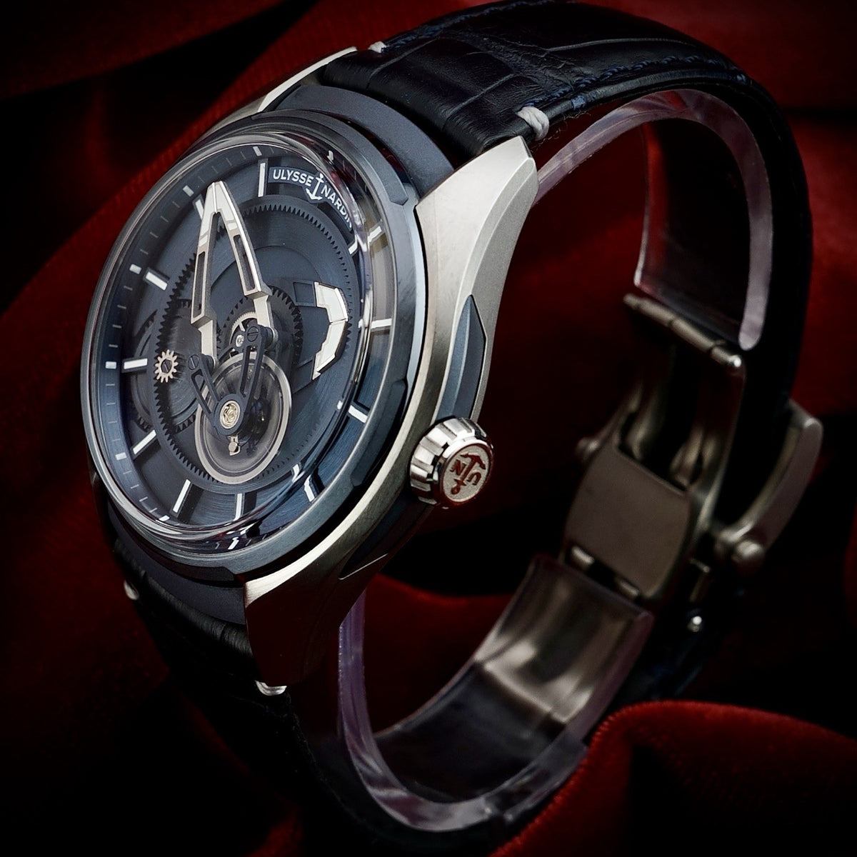 Ulysse Nardin Freak X 43mm -Blue Dial - Titanium 2303-270/03 - Full Complete Set