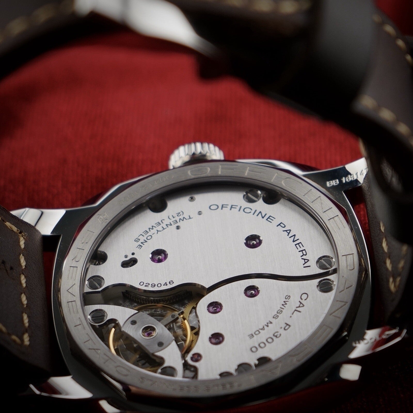 PANERAI 3 Days Marina Militaire Acciaio -47mm PAM00587 Rare Limited Edt Full Set