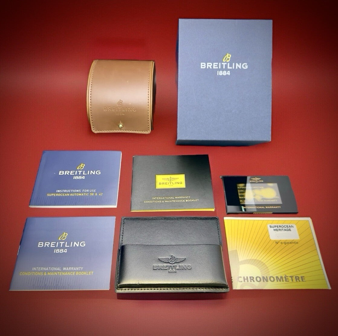 Breitling Superocean Heritage 44MM - U23370 Gold, Chronograph, Full Complete Set