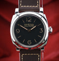 PANERAI 3 Days Marina Militaire Acciaio -47mm PAM00587 Rare Limited Edt Full Set
