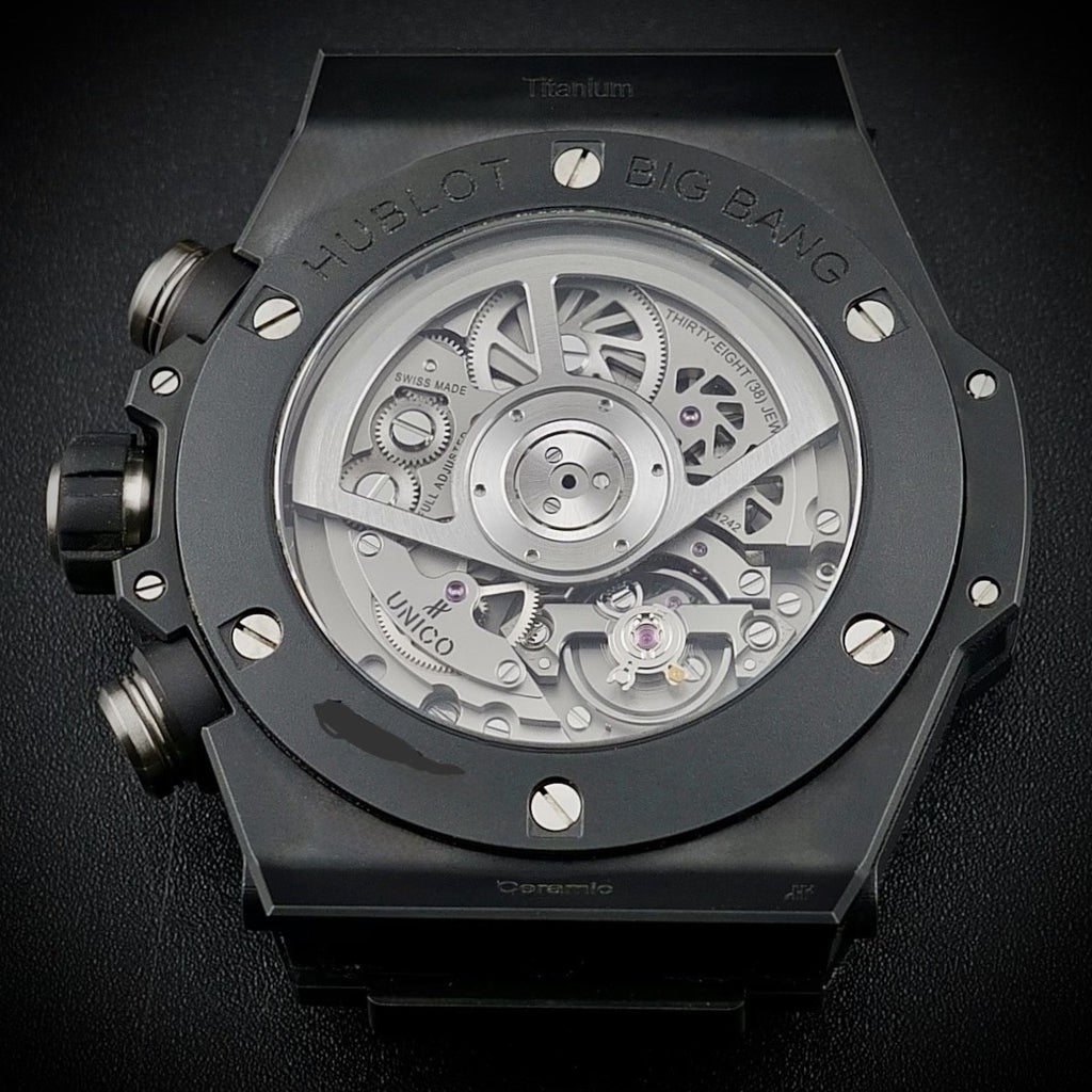 Hublot Big Bang Unico 411.CI.1170.RX Black Ceramic Titanium 45mm +4 Extra Straps