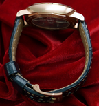 Panerai Luminor Marina Rose Gold Blue Dial Mens Watch PAM01112 Box Card 2 Straps