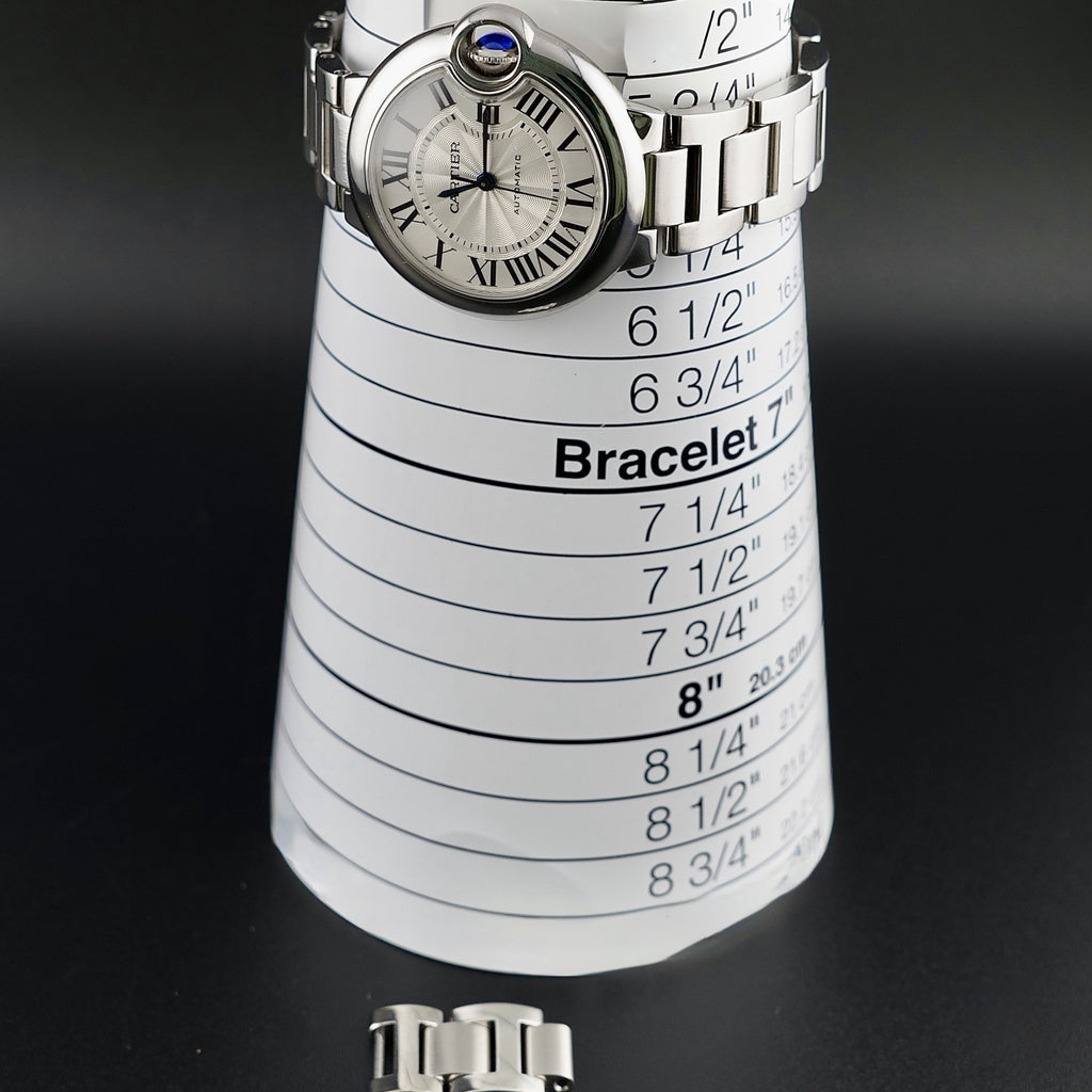 Cartier Ballon Bleu 33mm Automatic Mechanical Movement FULL SET -4 Year Warranty