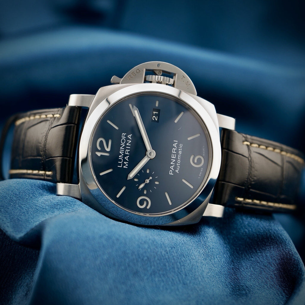 Panerai Luminor Marina 1950 3 Days 44MM PAM01313 -Full Set- PAM1313 & 2 Straps