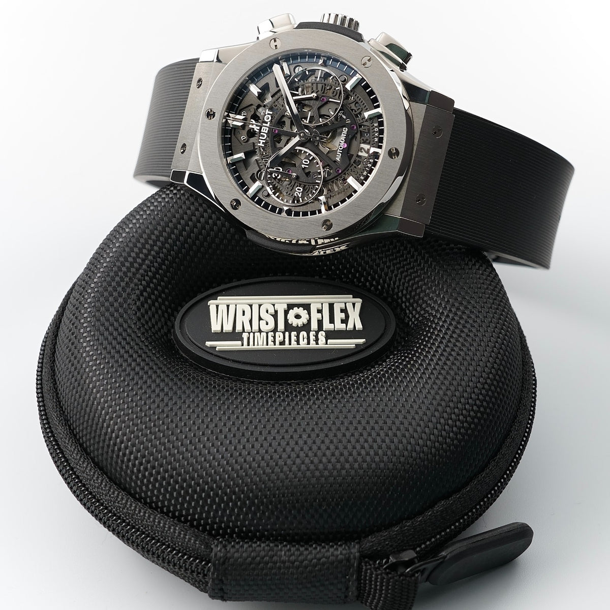 Hublot Classic Fusion Aerofusion Skeleton 525.NX.0170.LR Two Straps 1yr Warranty