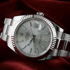 2024 Rolex 126334 Datejust 41 -Silver Dial Oyster Steel Bracelet MINT Box & Card