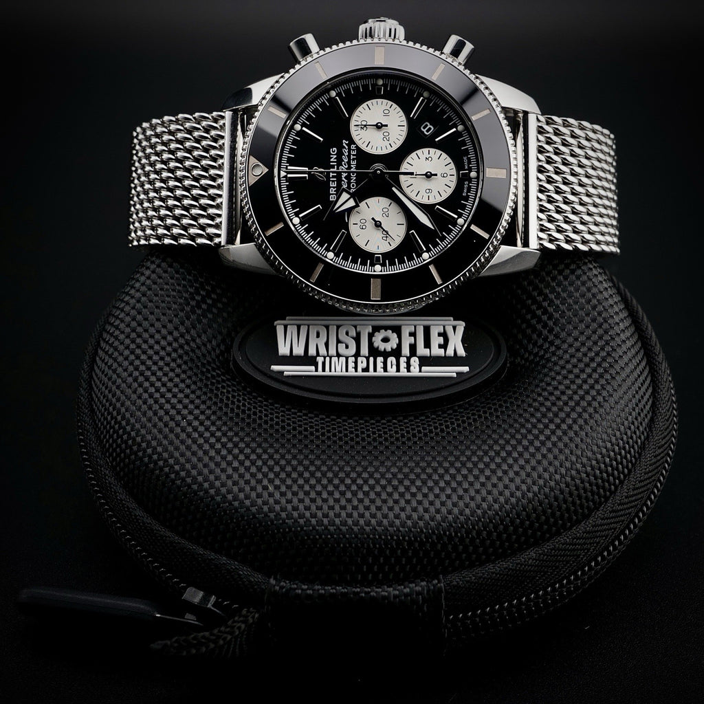 BREITLING SUPEROCEAN 44mm AB0162 - FULL SET & WARRANTY - Extra Strap & Buckle