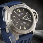 Panerai Luminor Marina PAM00240 Titanium 44mm Brown Dial, Full Set, Extra Straps
