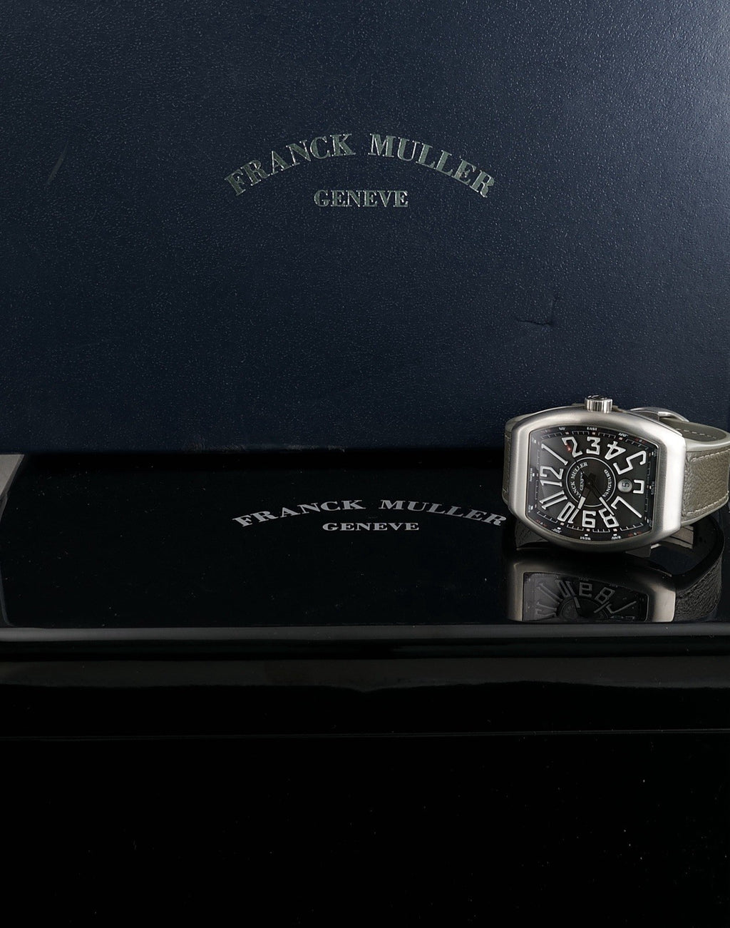 Franck Muller Vanguard TT BR NR V 45 SC DR - Titanium Case - Grey Dial 45mm