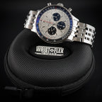 Breitling Navitimer B01 Chronograph 43mm AB0138 Silver Dial Steel Bracelet