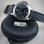 Panerai Luminor Men's Black Watch with Brown Leather Strap - PAM00164