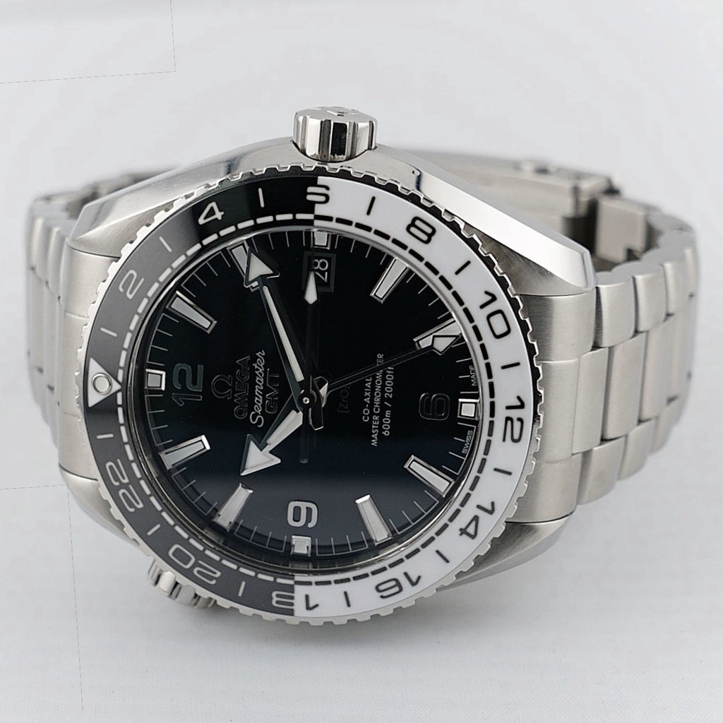 OMEGA Seamaster Planet Ocean GMT 43.5mm OREO Auto 600m Black Dial Full Set,Cards