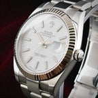 Rolex 126334 Datejust 41 - White Dial Oyster Steel Bracelet - FULL SET - Mint