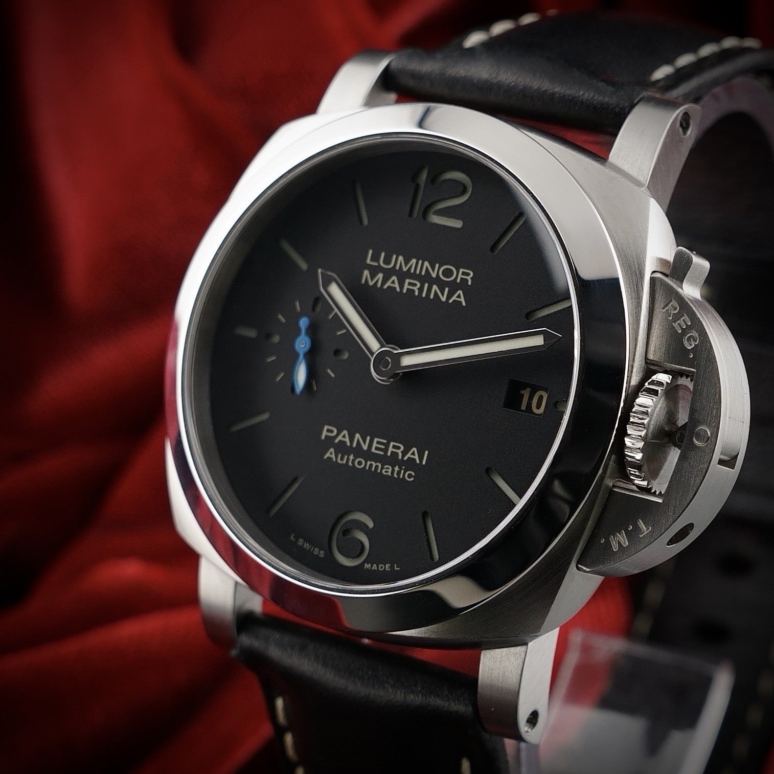 Panerai Luminor Marina Quaranta PAM01272 40mm, Full Set, 2 Straps, 3yr Warranty