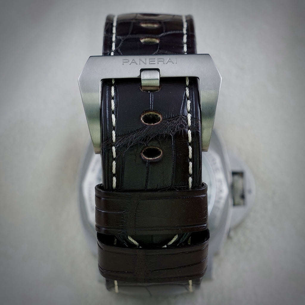 Panerai Luminor Marina PAM00564 Brown Dial 8 Days Full Set Box Papers Two Straps