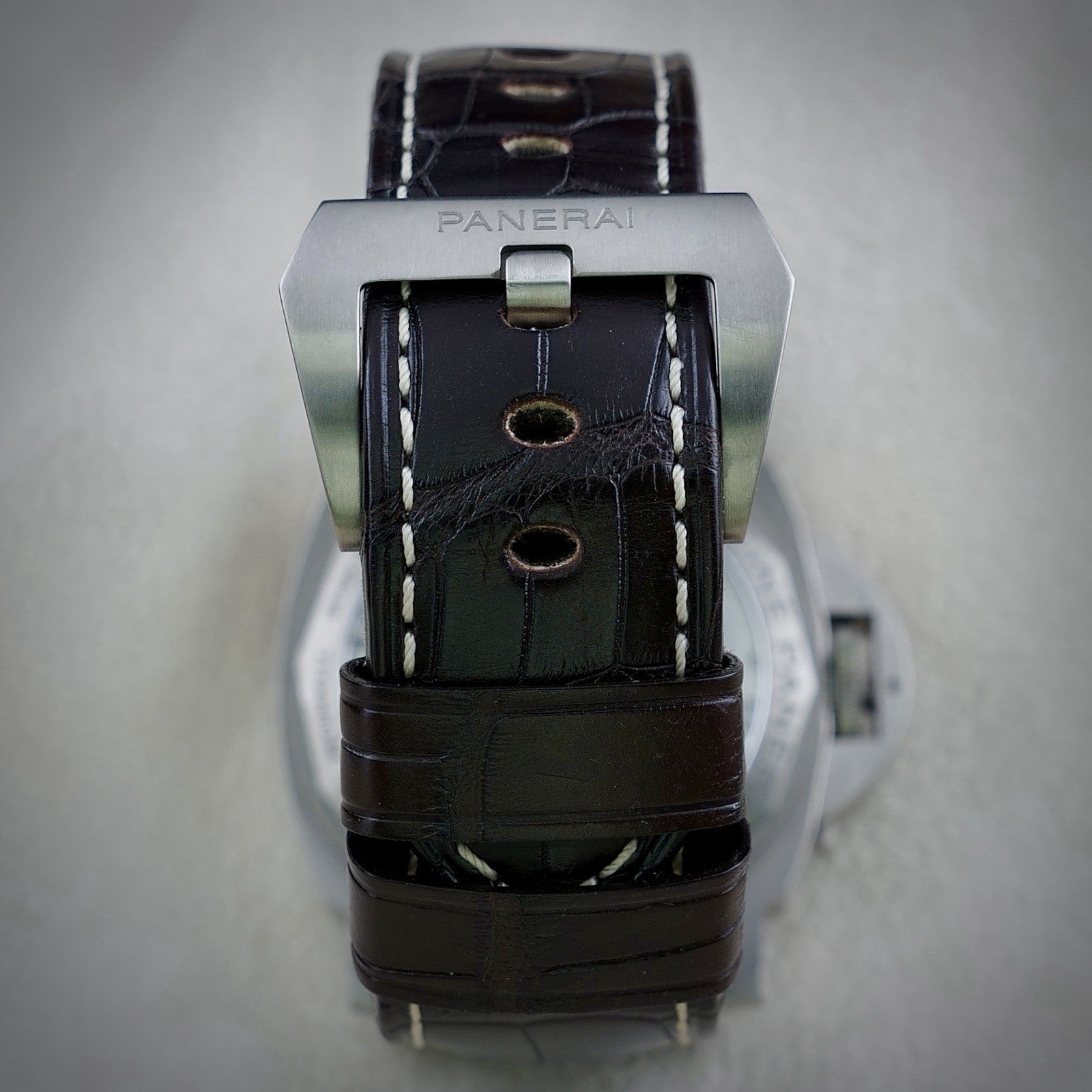 Panerai Luminor Marina PAM00564 Brown Dial 8 Days Full Set Box Papers Two Straps