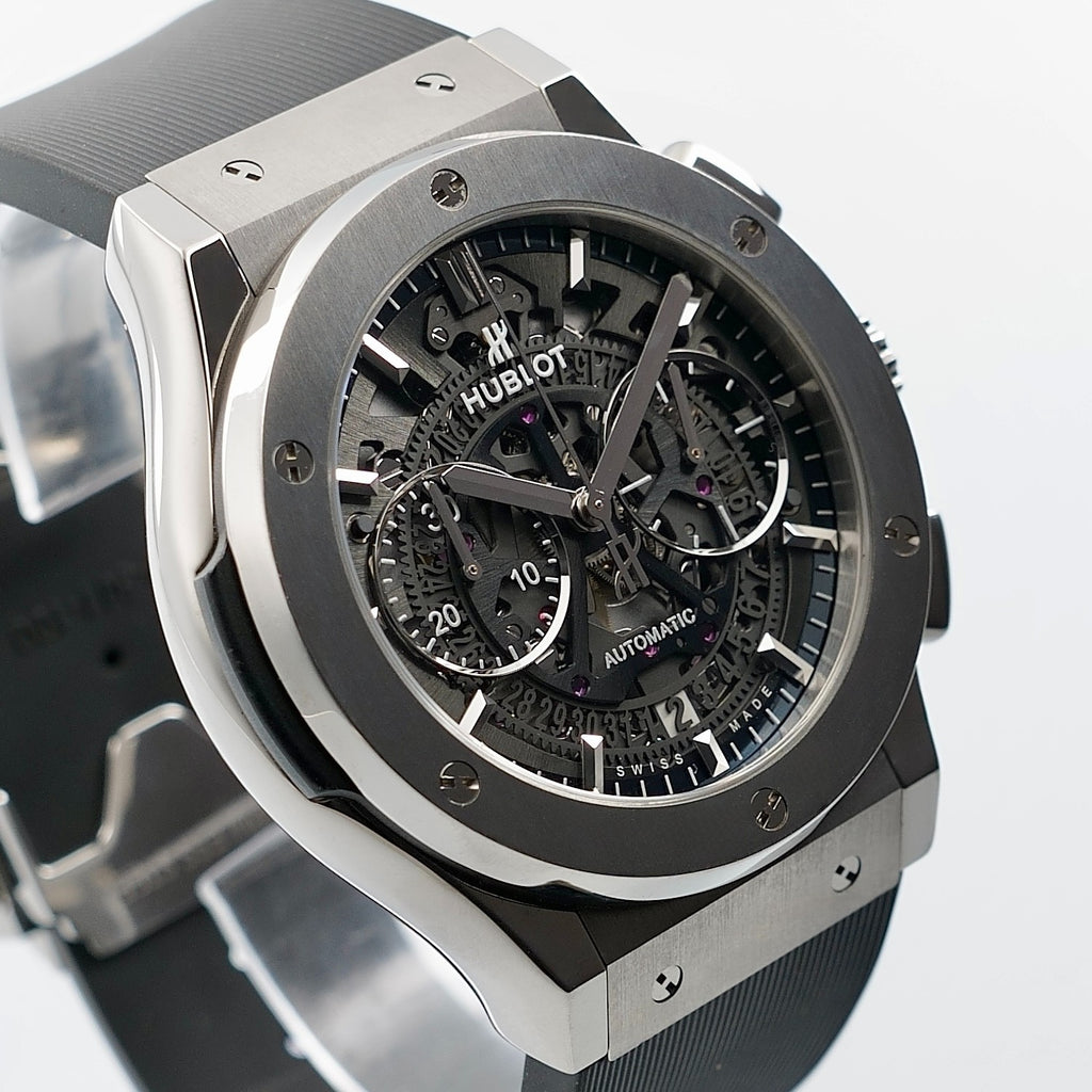 Hublot Classic Fusion Aerofusion Skeleton 525.NX.0170.LR -SET & Extra Strap