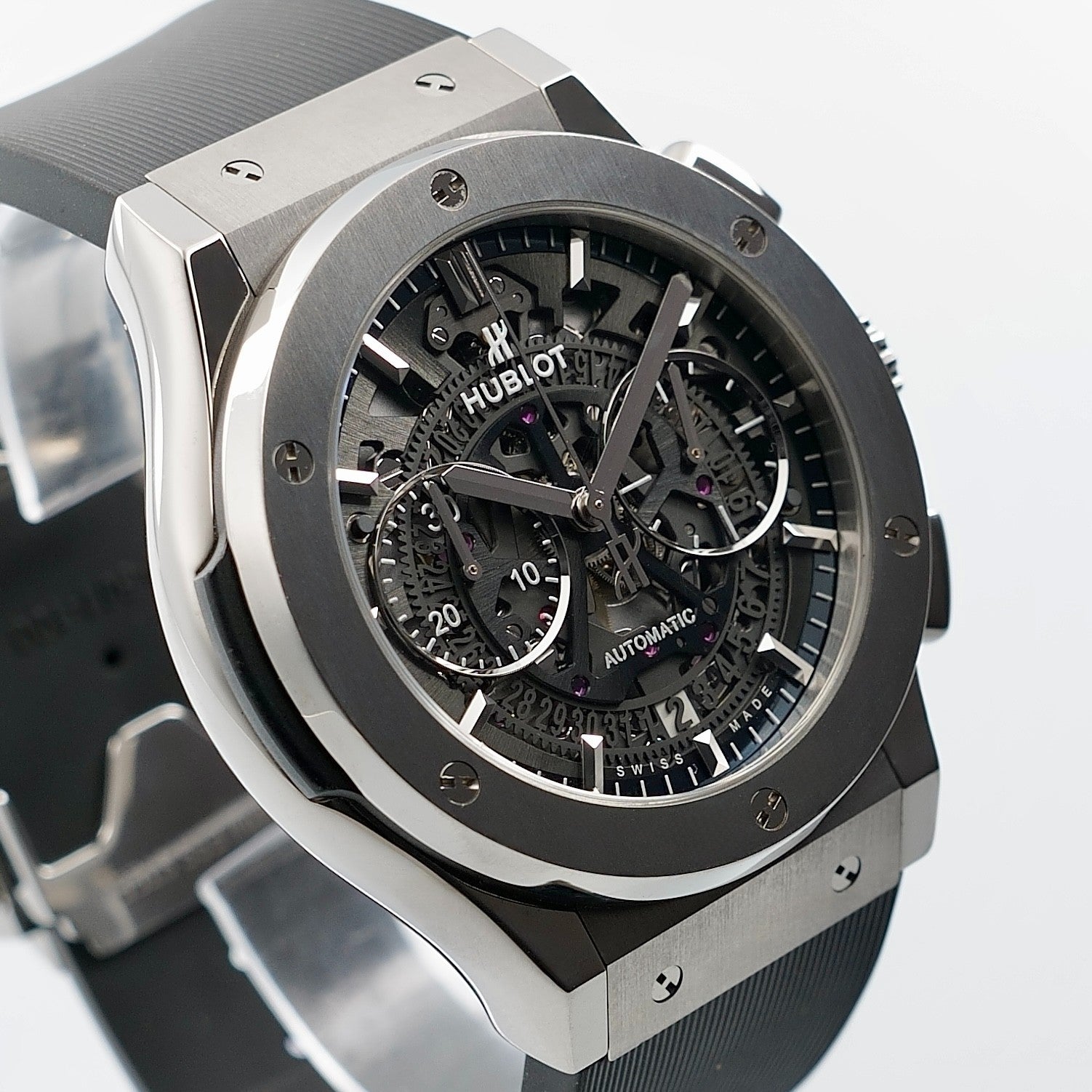 Hublot Classic Fusion Aerofusion Skeleton 525.NX.0170.LR -SET & Extra Strap