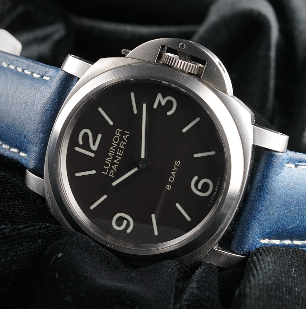 Panerai Luminor 8 Days Titanium 44mm PAM00562 Brown Dial Box Papers 3 OEM Straps