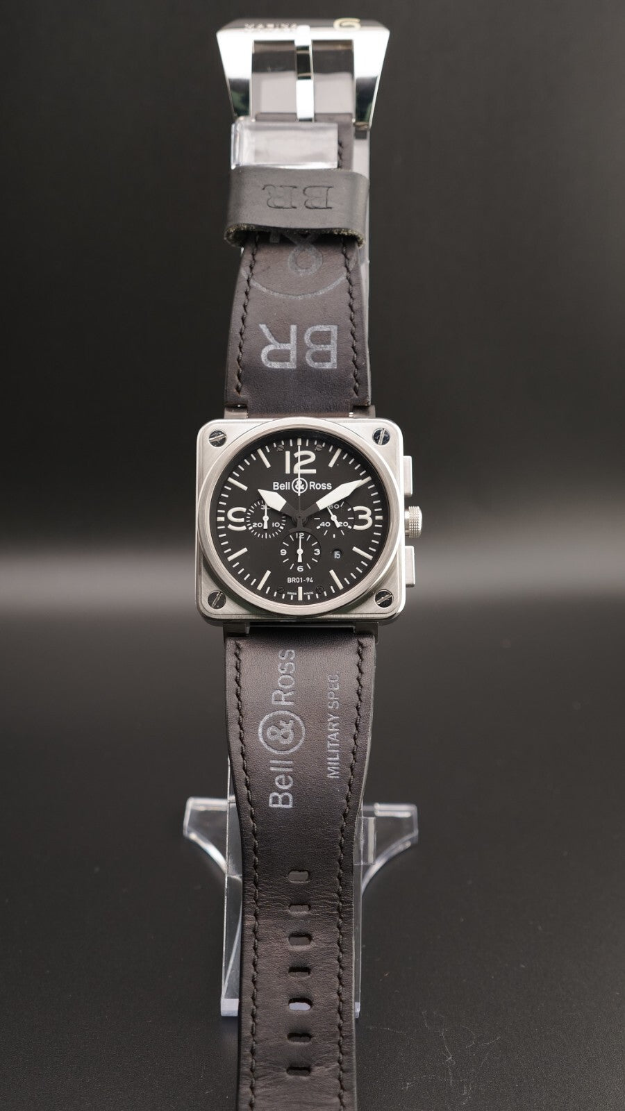 Bell＆Ross Aviation BR01-94 Chronograph Date Dial Automatic Men's- Fully Serviced