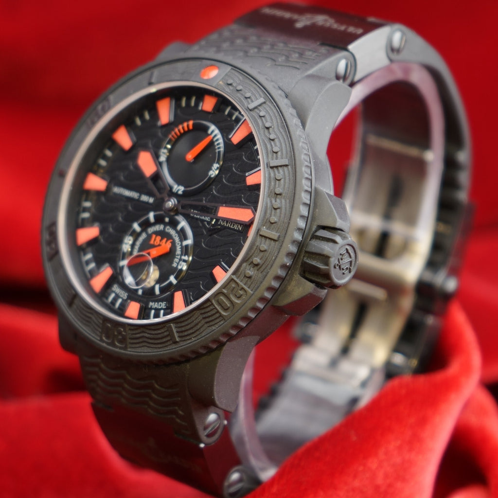 Ulysse Nardin Black Sea Maxi Marine Diver 263-92-3C - Limited Edition B&P Set