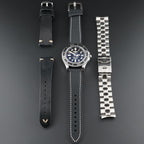 Breitling Superocean 42mm - Black Dial -Steel Bracelet & Extra Strap,  A17364