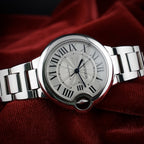 Cartier Ballon Bleu 33mm Automatic Mechanical Movement FULL SET -4 Year Warranty
