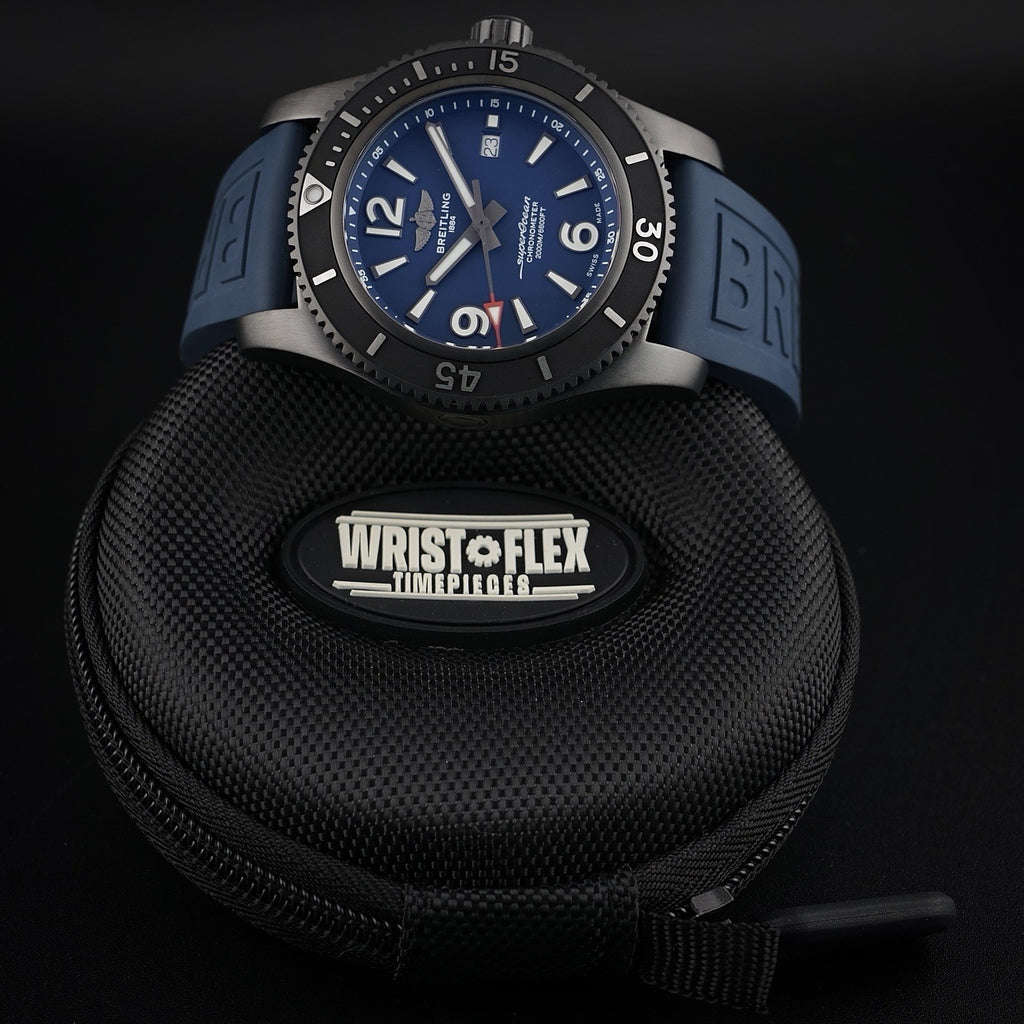 Breitling Superocean 46mm Blacksteel - M17368 - Mint Condition - Full Set