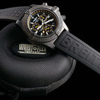 Breitling Avenger Seawolf Blacksteel Chron Limited Ed 1000 Pieces 45m 3 Straps