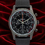 Breitling Transocean Unitime Pilot Blacksteel 46mm World Time - LIMITED to 1000