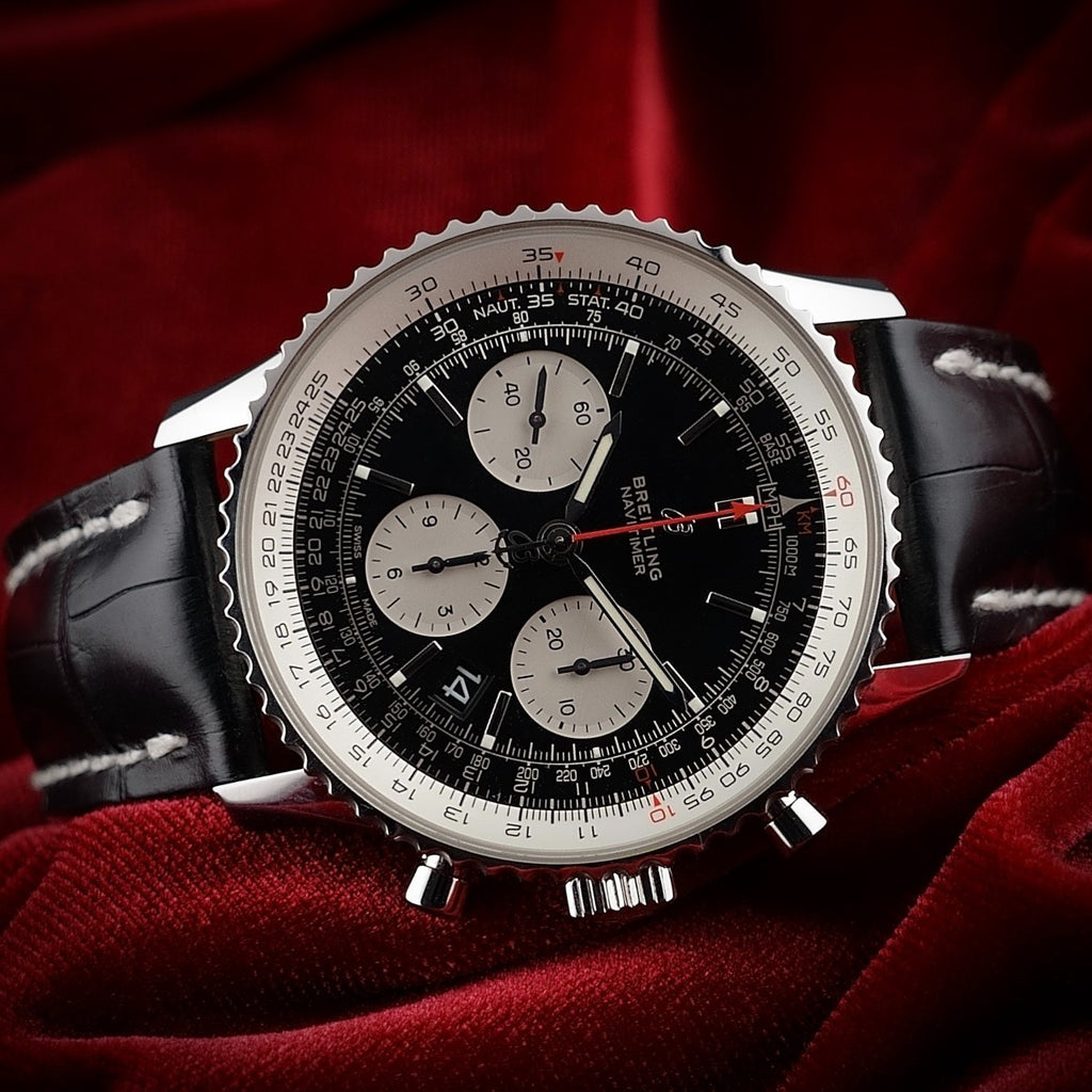 Breitling Navitimer B01 43mm Automatic Chronograph AB0121 Black Dial - FULL SET
