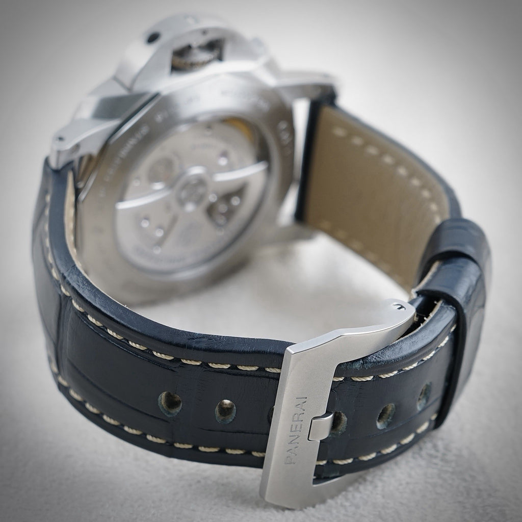 Panerai Luminor GMT - PAM01033 Blue Dial 44mm, Box & Docs -Two Straps, Excellent