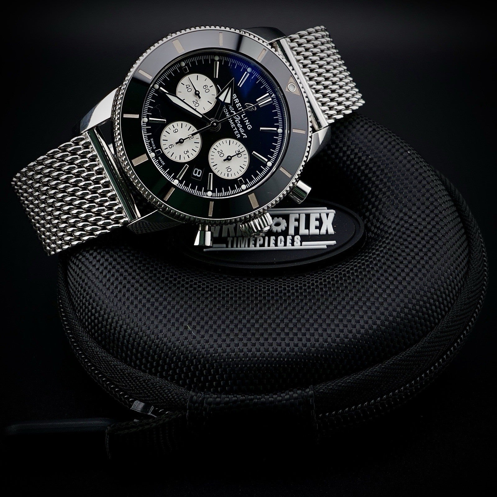 BREITLING SUPEROCEAN 44mm AB0162 - FULL SET & WARRANTY - Extra Strap & Buckle